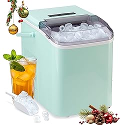 HealSmart Countertop Ice Maker Machine, Fast Making