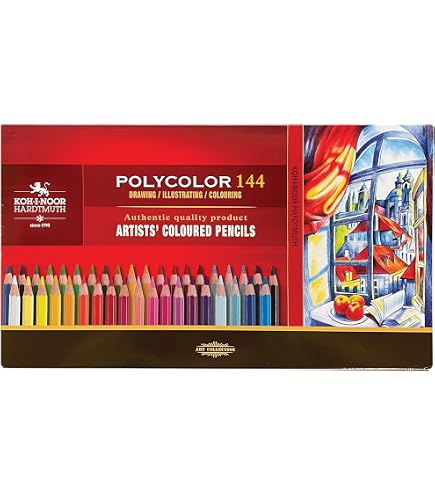 Amazon.com: Koh-I-Noor Polycolor Drawing Pencil Set, 36 Assorted
