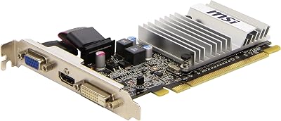 MSI ATI Radeon HD 5450 Graphics Card 1GB DDR3 PCIe DVI HDMI Low Profile