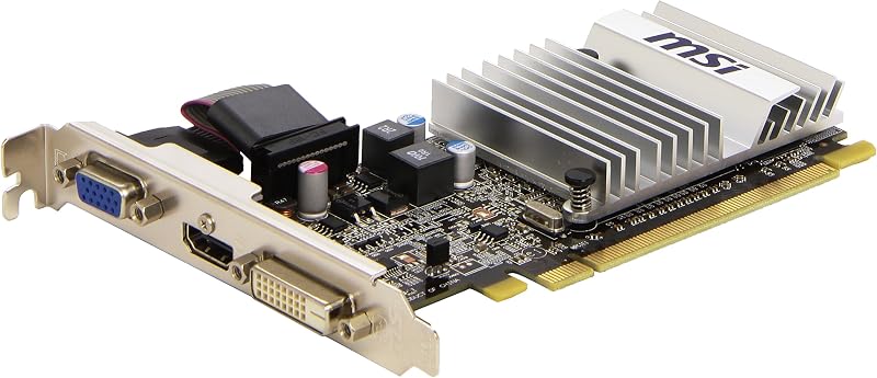 MSI ATI Radeon HD 5450 Graphics Card 1GB DDR3 PCIe DVI HDMI Low Profile