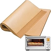 Air Fryer Liners Disposable Compatible with the Breville Smart Oven Air Fryer Pro BOV900BSS, 100PCS Parchment Paper for Bakin