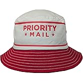 Ripple Junction USPS Men’s Bucket Hat United States Postal Service Priority Mail Carrier Striped Logo Officially Licensed