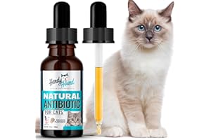 Handy Hound Antibiotics for Cats - Cat Allergy Relief - Perfect for Cat Sneezing Treatment and Cold Remedy for Cats