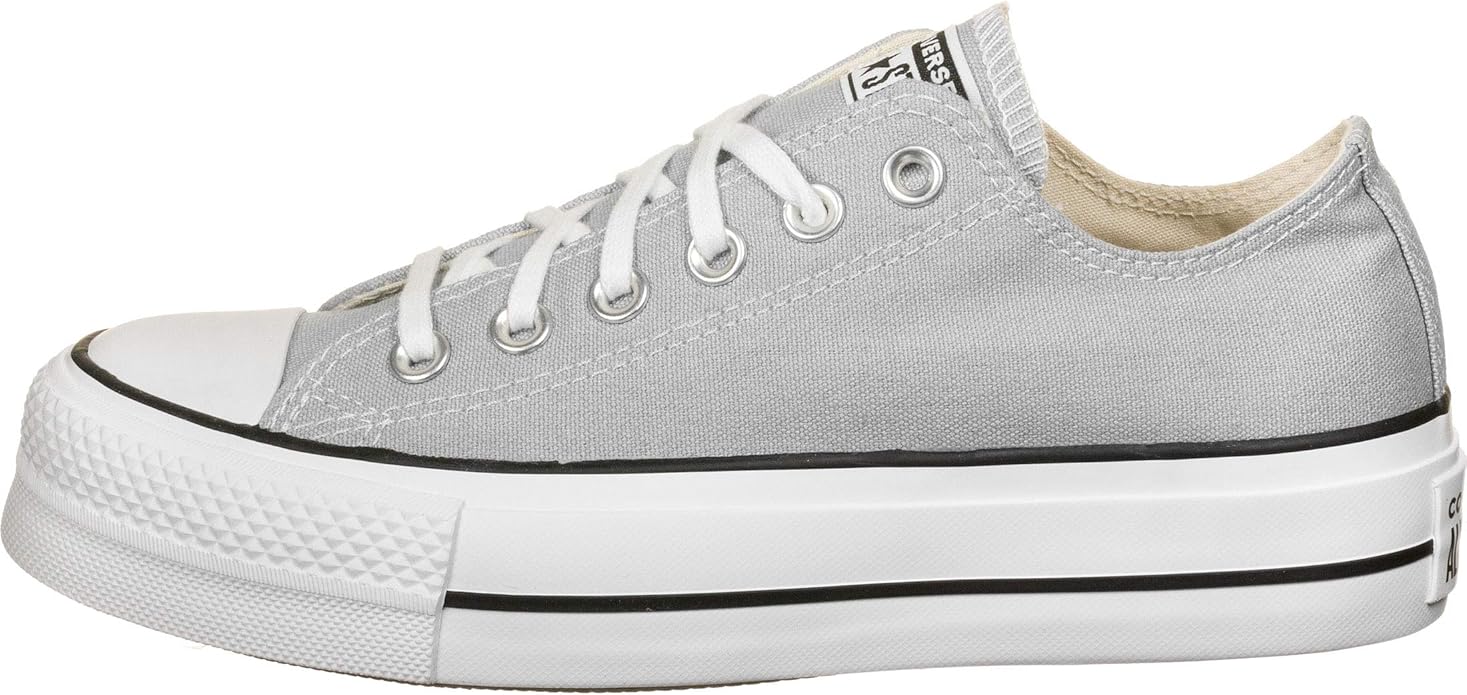 grey platform converse