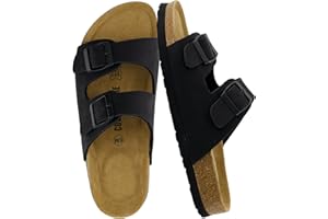 Cushionaire Women's Lane Cork Footbed Sandal With +Comfort,