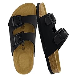 CUSHIONAIRE Lane Cork Footbed Sandals for Women