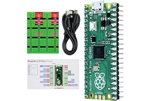 Freenove Raspberry Pi Pico Board Pre-Soldered Header, Dual-core Arm Cortex-M0+ Microcontroller, Development Board, Python C J