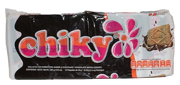 POZUELO CHIKY 16.9OZ CREAM COVERED COOKIES FROM COSTA RICA (PACK OF 3) (CHOCOLATE)