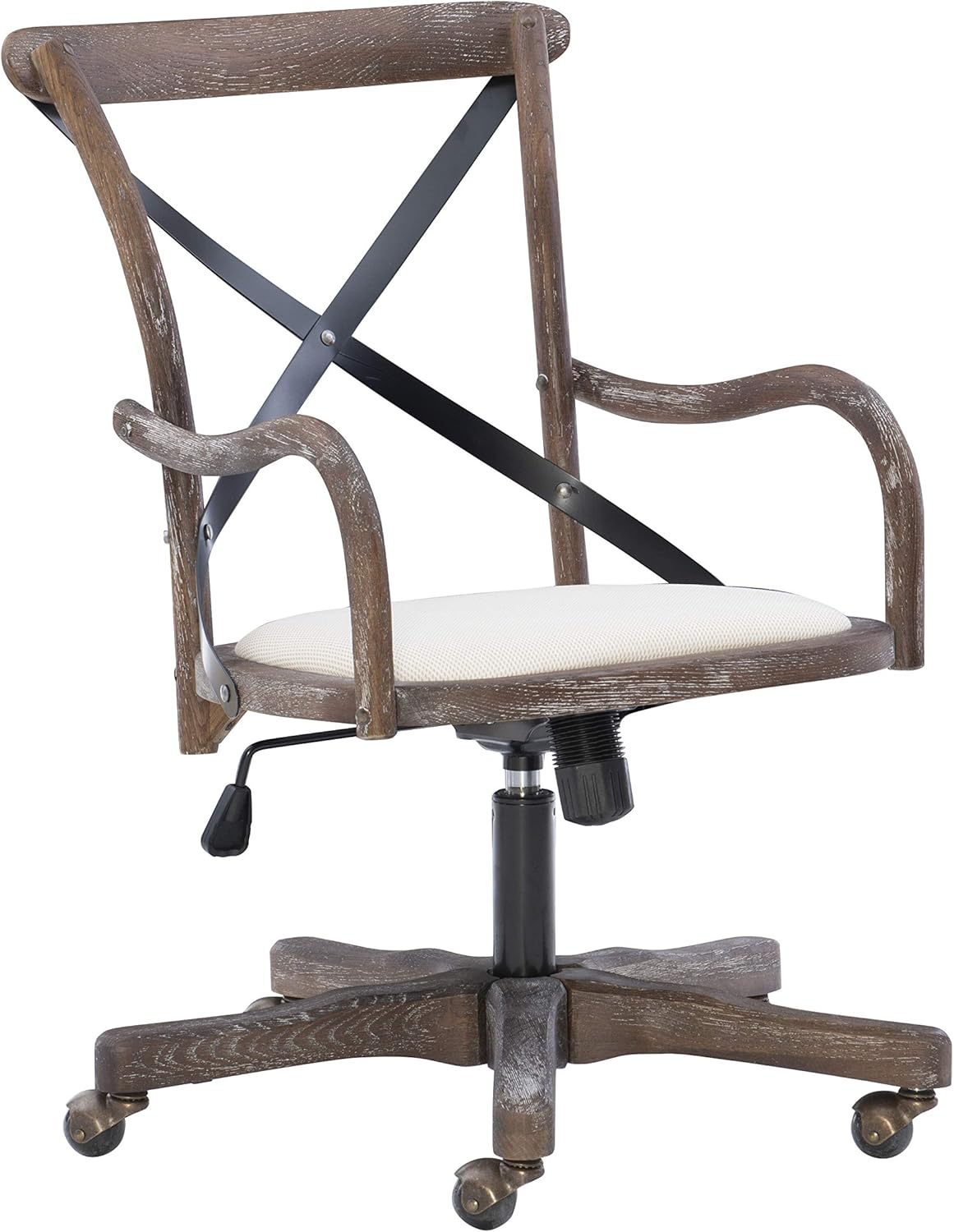 Linon Home Décor Mavis Café Office Chair, Grey