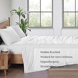 Casa Platino Sheets, Pre-Washed Soft & Breathable