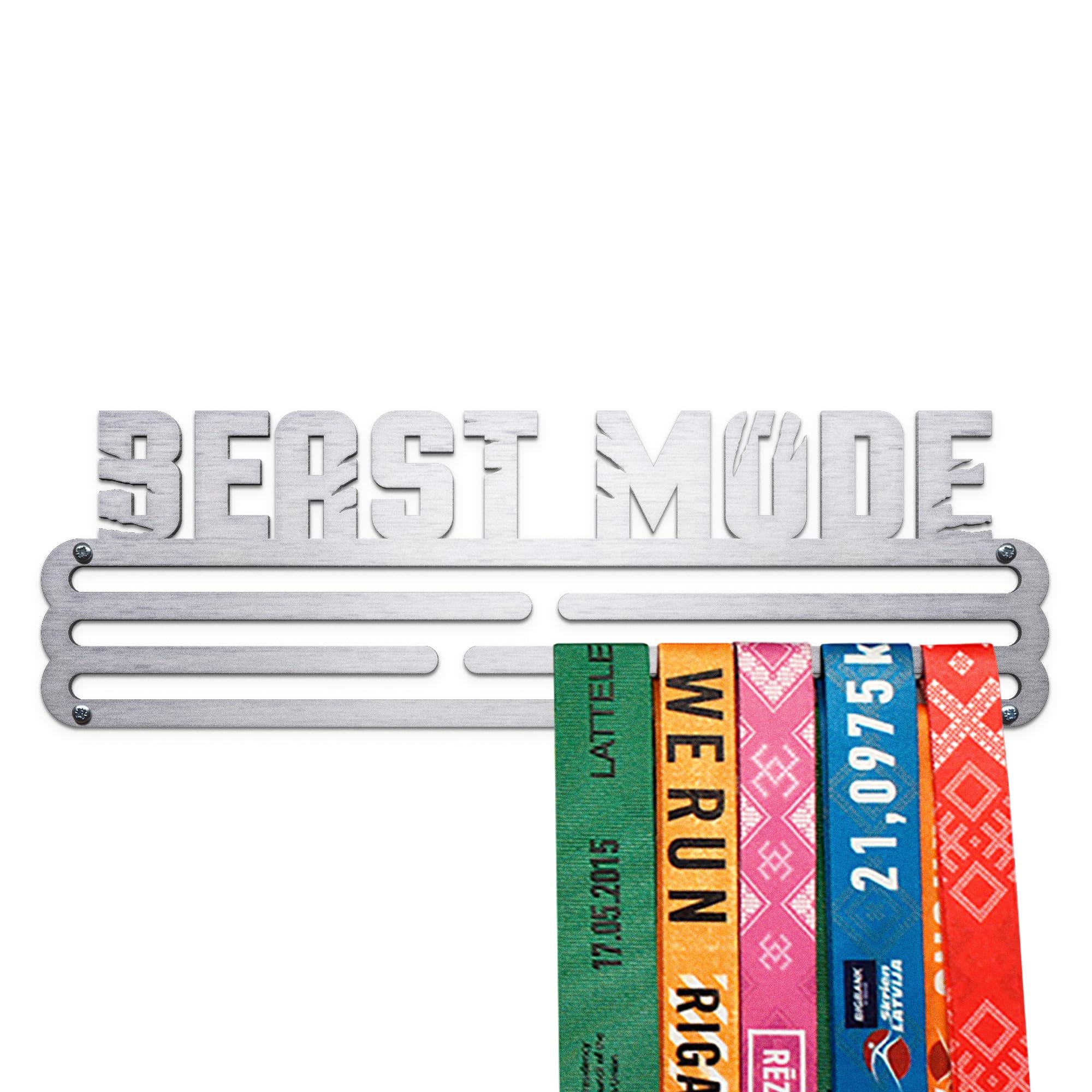 United Medals BEAST MODE Sport Medal Hanger Display | Stainless Steel Medal holder | Awards display rack for up to 30 medals