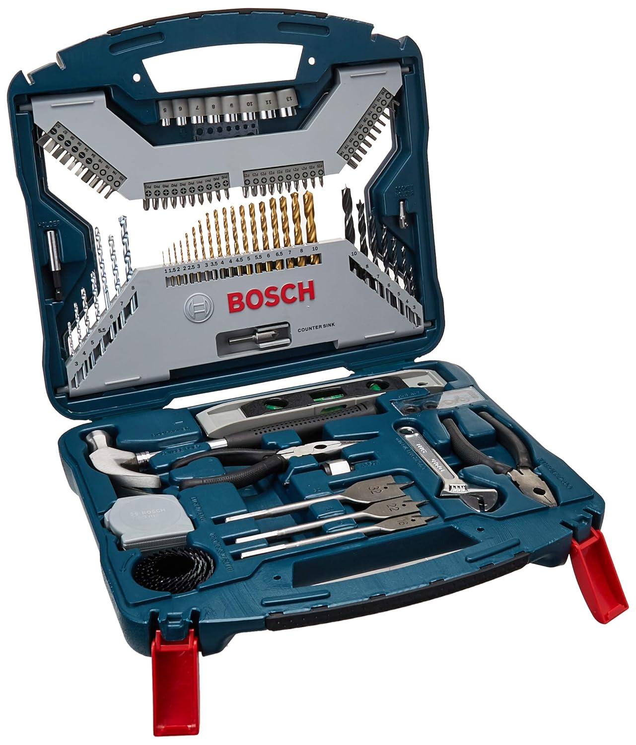 Kit Azul X-Line con 103 unidades, Bosch, 2607017395-000, Azul Menor preço em Kit Azul X-Line con 103 unidades, Bosch, 2607017395-000, Azul