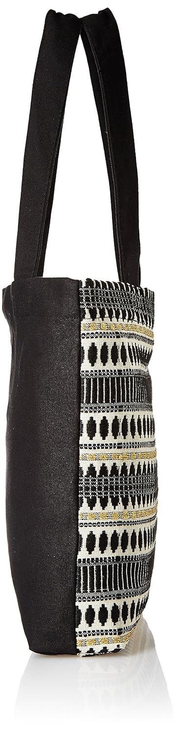 kanvas katha women's jacquard tote (kkjb009)