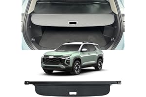 AUXKO Retractable Cargo Cover for Chevrelot Equinox/GMC Terrain 2026-2025, Trunk Cover Luggage Security Cover for 2026 2025 Chevy Equinox/GMC Terrain Shade Anti-Peeping Privacy Screen, Carbon Fiber