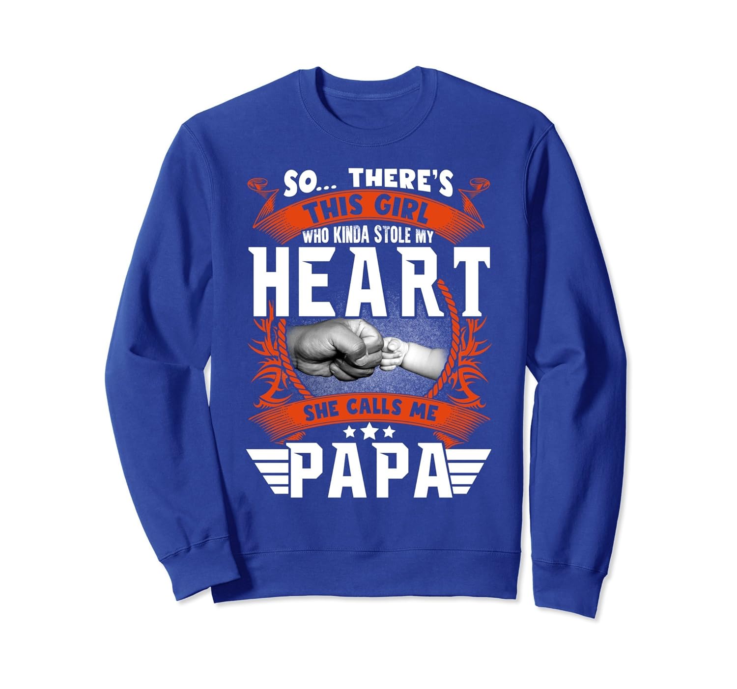 She Calls Me Papa | Father Daughter Sweatshirt-anz