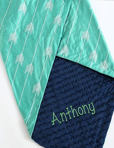 baby blanket with name embroidered