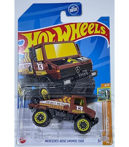 MATCHBOX MERCEDES-BENZ ROJO UNIMOG U300 #37/100 MBX CONSTRUCCIÓN 3/20