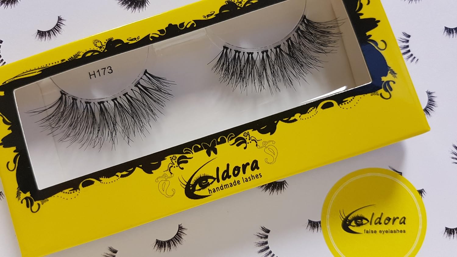 Eldora False Eyelashes H173, Black - Image 4