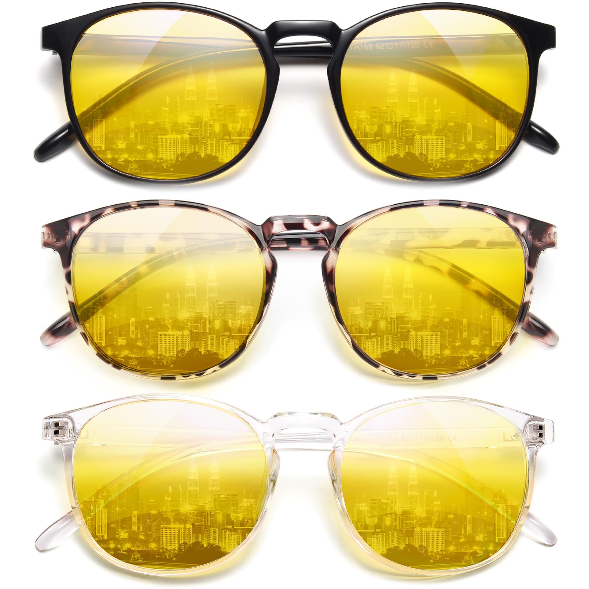 Photo 1 of IBOANN Iconic Blue Light Glasses for Woman - Computer Glasses up to 99% Blue Light Blocking - Anti Eyestrain & UV Glare