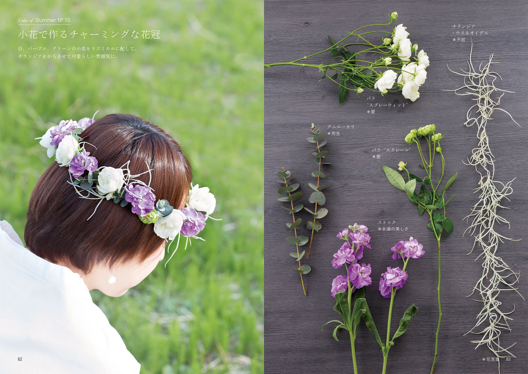 Small Flower Decorate Genuine Fresh Make Easy Fashionable Accessories Kosa Zyu Buresuretto Fringe Garlands Amazon Com Books