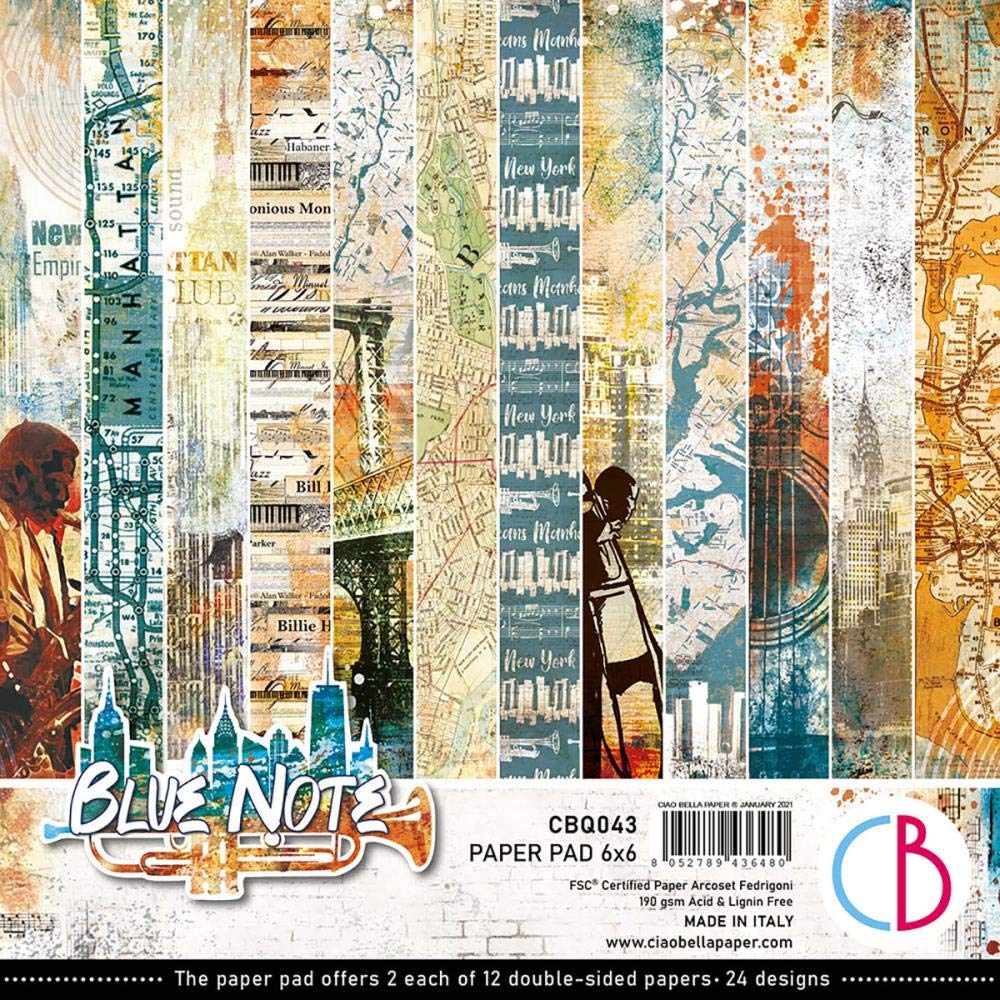 CIAO BELLA Paper, Blue, One Size