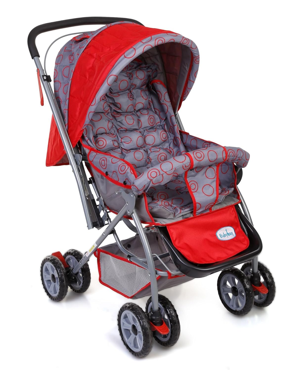 babyhug stroller how to fold