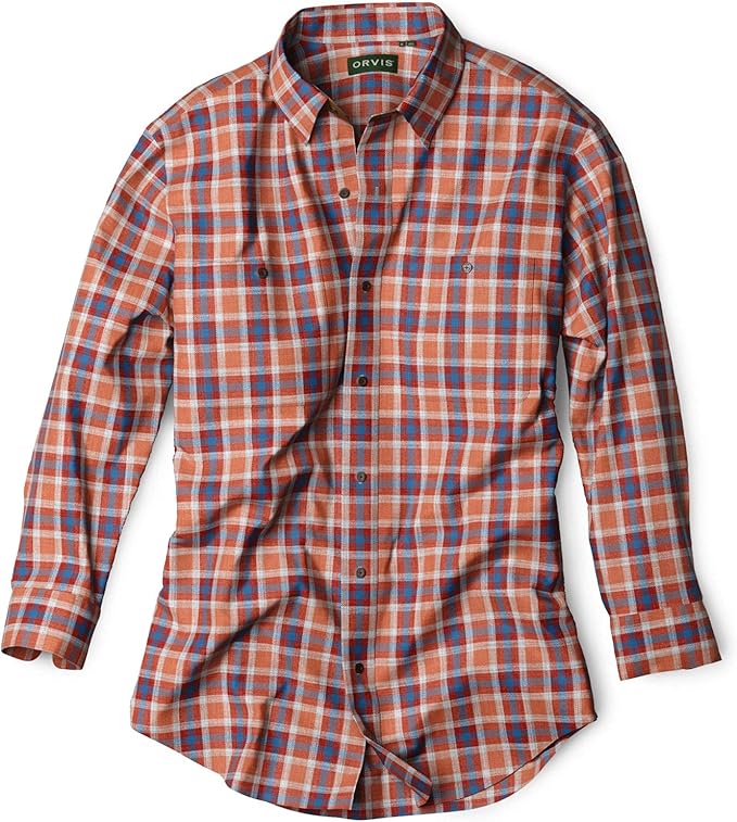Orvis The Perfect Flannel Shirt Regular at Amazon Men’s Clothing store