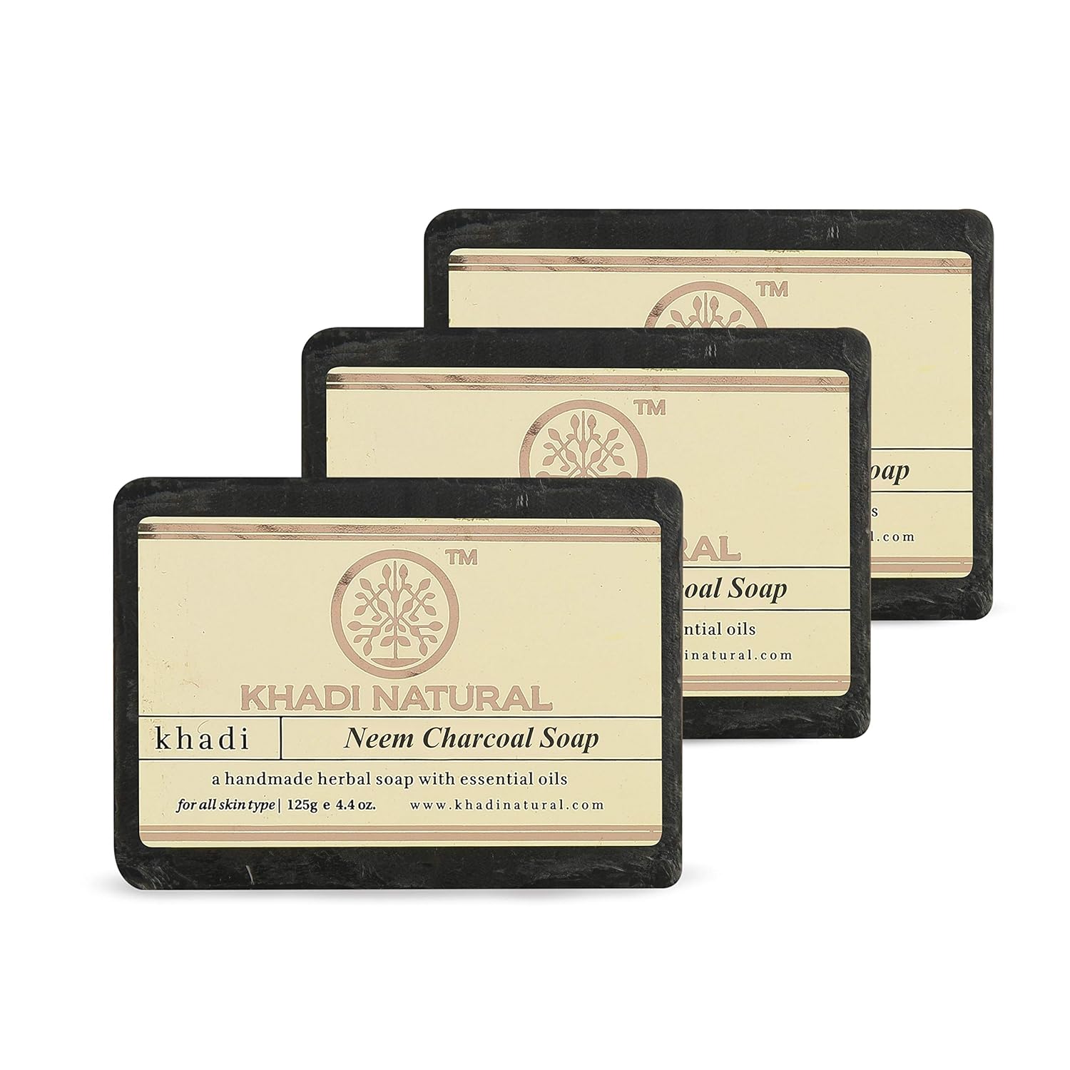 khadi natural herbal charcoal soap