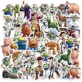 YUYIYULE 50Pcs Toy Story Stickers Aesthetic Waterproof Stickers Luggage Skateboard Water Bottle Stickers Decal Bicycle Bumper Snowboard Decorate Gift.