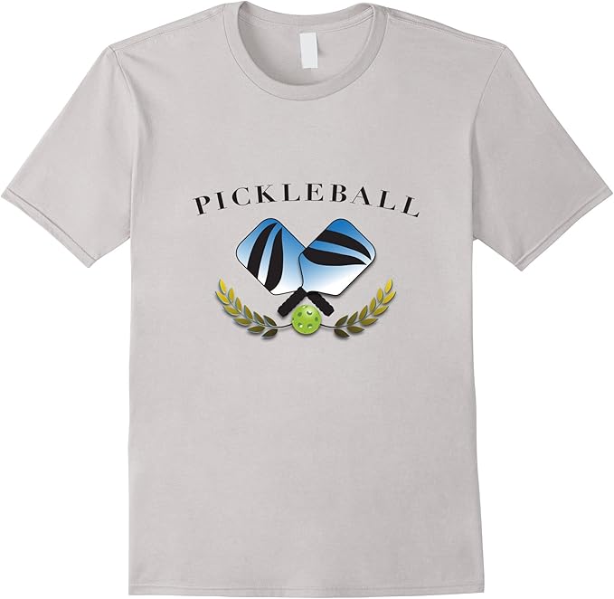 Crossed Paddles Pickleball TShirt Clothing