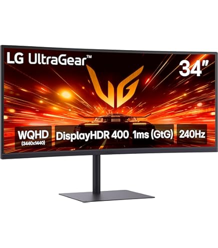 Amazon.com: LG 34GL750-B 34 inch 21: 9 Ultragear Curved Wfhd (2560