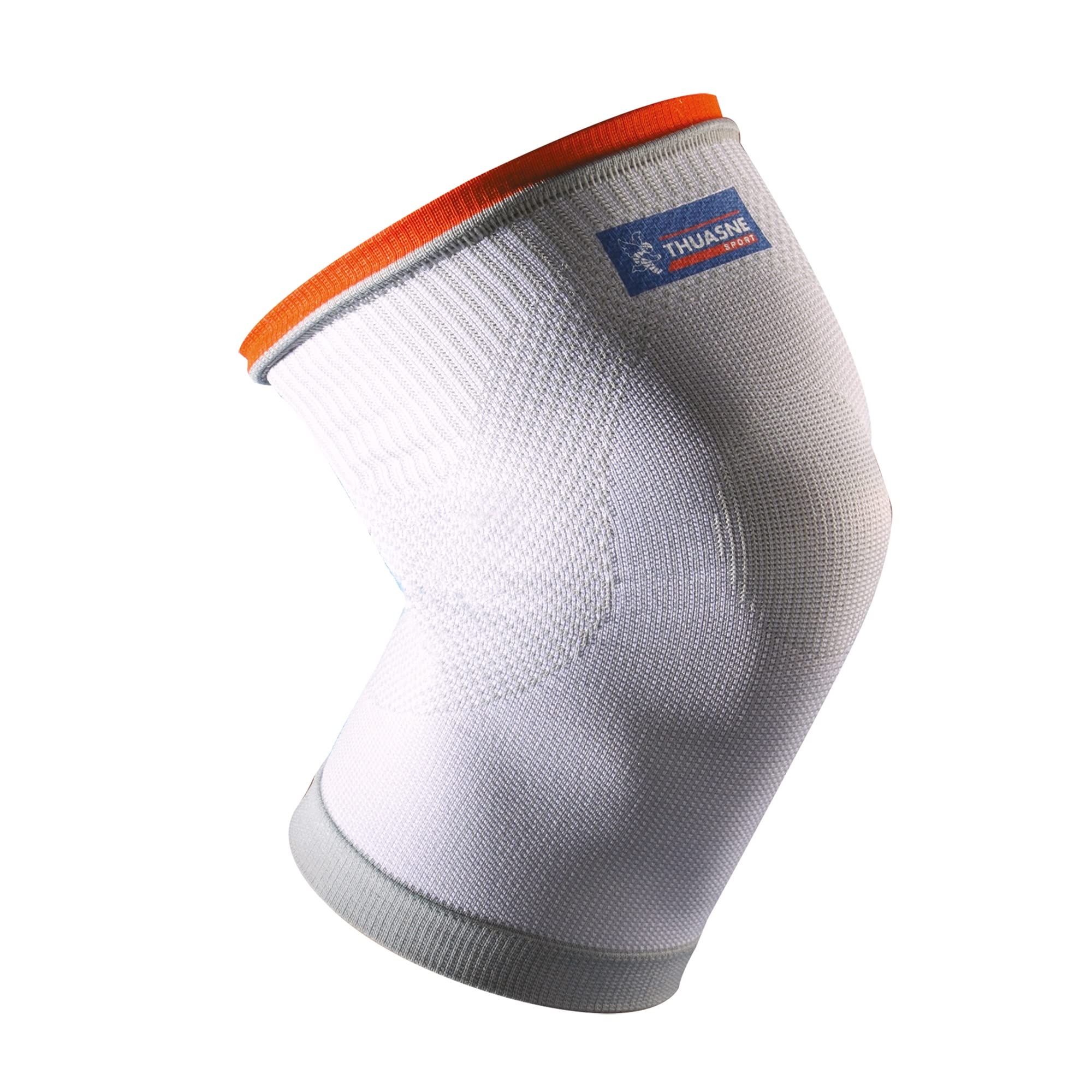 Knee support Thuasne Sport - white/orange - Size XL