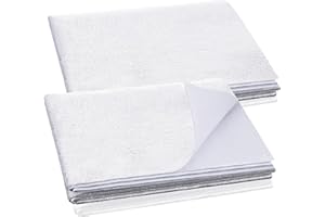 Treela 2 Pcs 45 x 60 Inch Heat Resistant Batting for Potholders Insulating Thermal Lining Batting for Potholders Heat Reflective Fabric