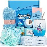 Ocean Themed Gifts for Women, Self Care Package Beach Spa Gifts for Women, Inspirational Thank You Relaxing Spa Bath Get Well Soon Basket for Her Sister Friends Mom Thinking of You Birthday Christmas