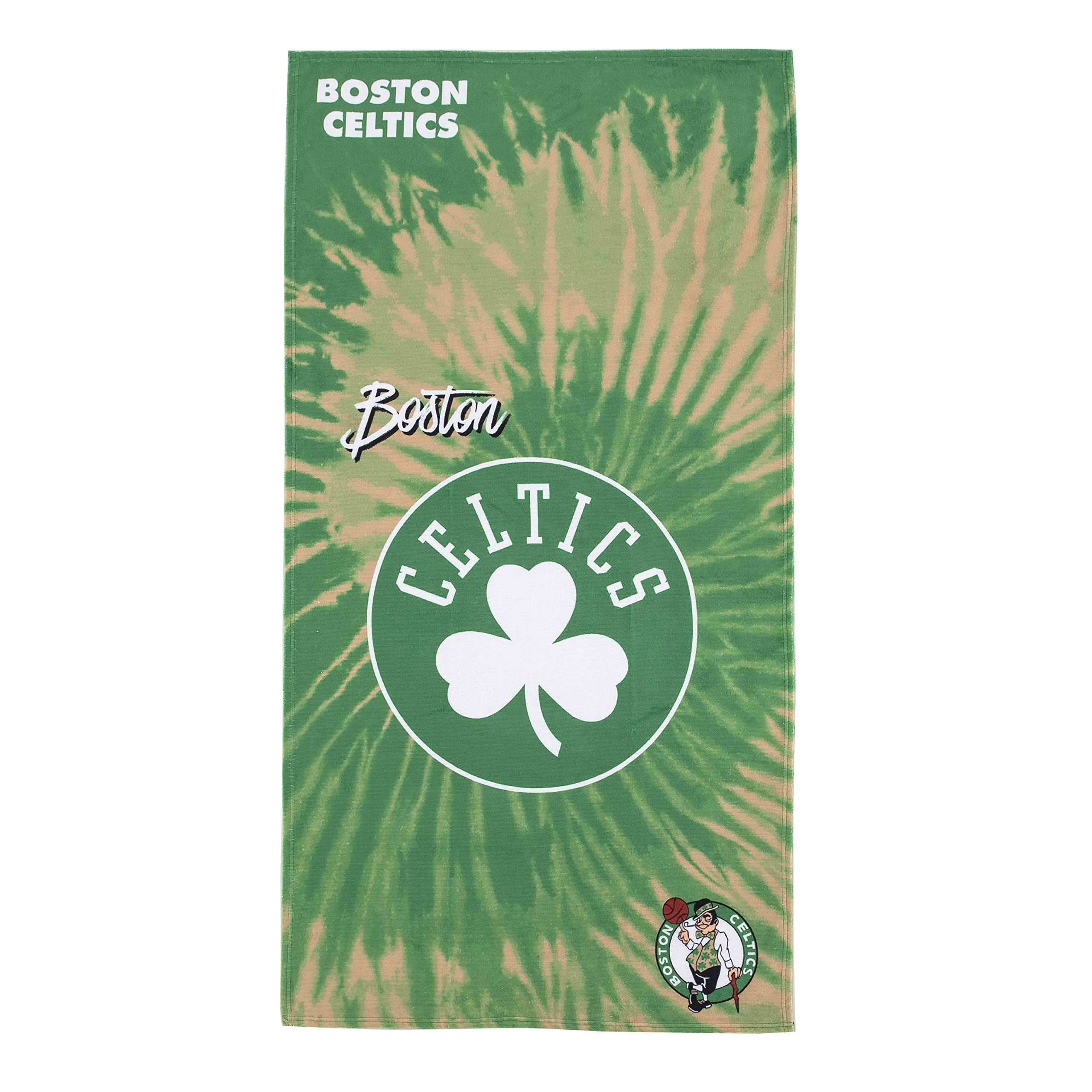 Northwest NBA Boston Celtics Beach Towel, 30" x 60", Psychedelic