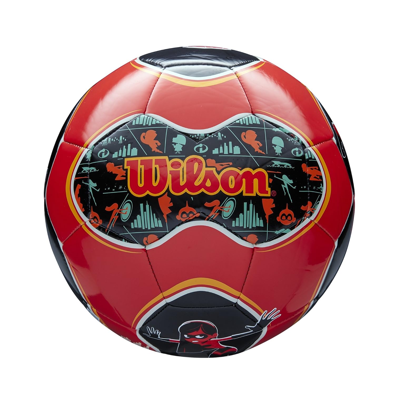 Sports & Outdoors Pixar Incredibles Wilson Soccer Ball Disney Size 4