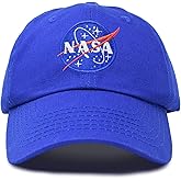 DALIX NASA Embroidered Mens Womens Cotton Dad Hat Baseball Cap Adjustable