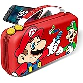 Xcitifun Carrying Case Designed for Nintendo Switch 2 for Kids Girls Boys Cute Kawaii Travel Carry Bag for Switch 2 (2025) 10 Game Cartridge Switch 2 Protective Cover Carrying Cases - Red Friends