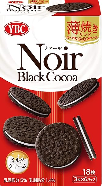 Amazon ヤマザキビスケット ノアール薄焼きサンドミルククリーム 18枚 5箱 ヤマザキビスケット ビスケット クッキー 通販