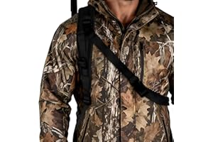 PEAKPROWESS Stalker Sling for Rifle, Shotgun & Crossbow, Tactical Hands-Free with Removable Swivels, Quick Release & Crossbod