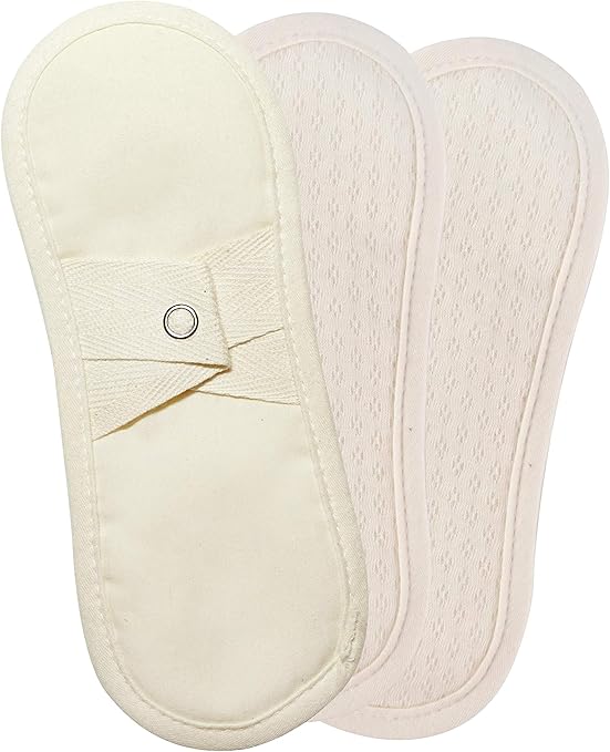 Amazon 布ナプキンライナー無漂白コットン薄手防水シート入りおりものシート３枚セット セレナプ布ナプキン 布ナプキン