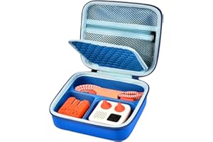 BOOBOWL Bowbool Case Compatible with Yoto Mini Kids Audio & Music Player, Portable Radio Storage Holder Box for Children Speaker Plays Audiobook Cards(Bag Only) - Blue