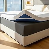 ViscoSoft 3 Inch Memory Foam Mattress Topper Short Queen - Select High Density Ventilated RV/Camper Mattress Pad - Premium Re