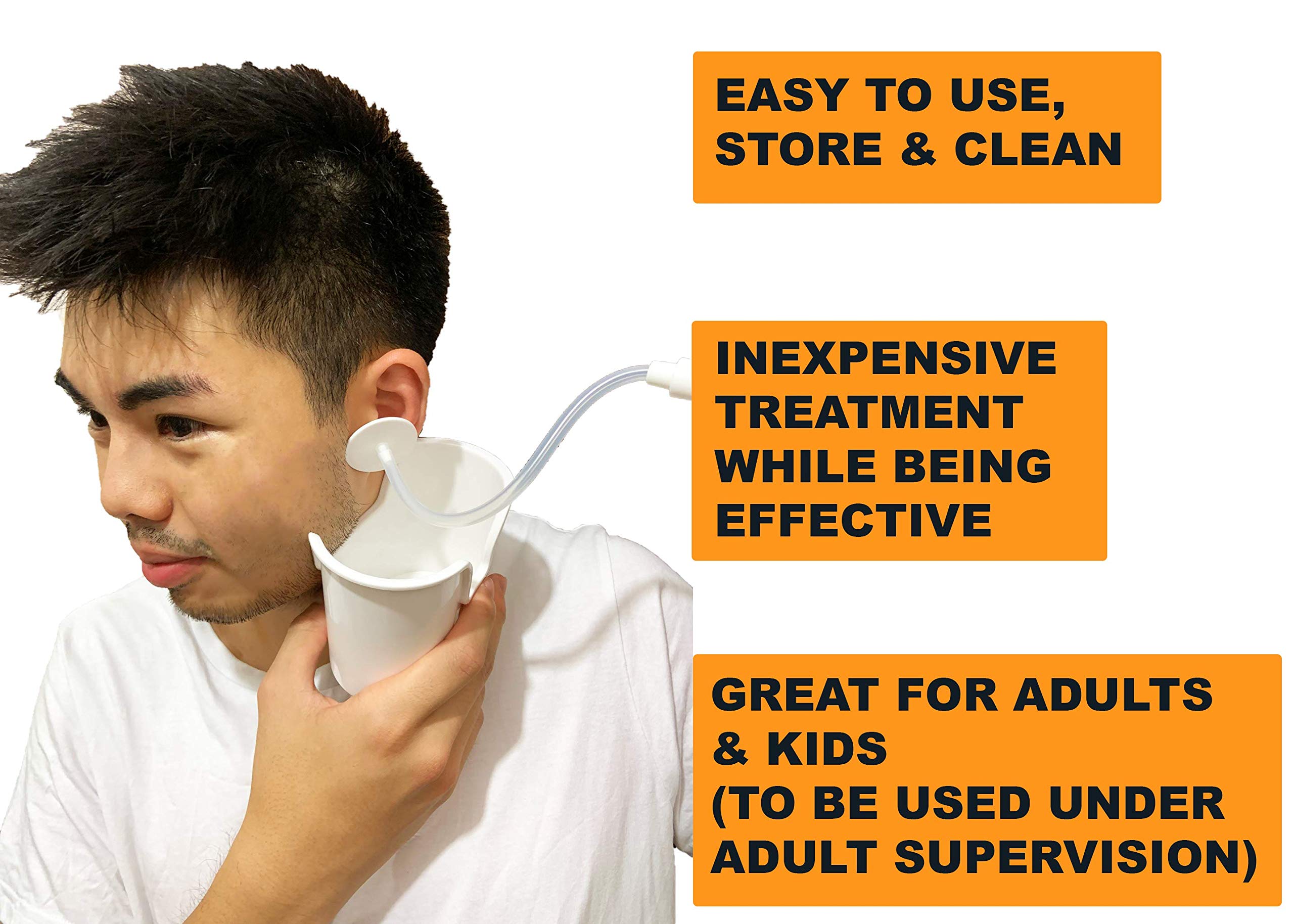 Ear Wax Removal Kit Irrigation, Cleaning, Flushing Tool for Adults