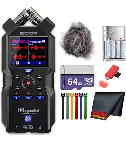 Amazon.com: Zoom H4essential 4-Track Handy Recorder with 32-Bit