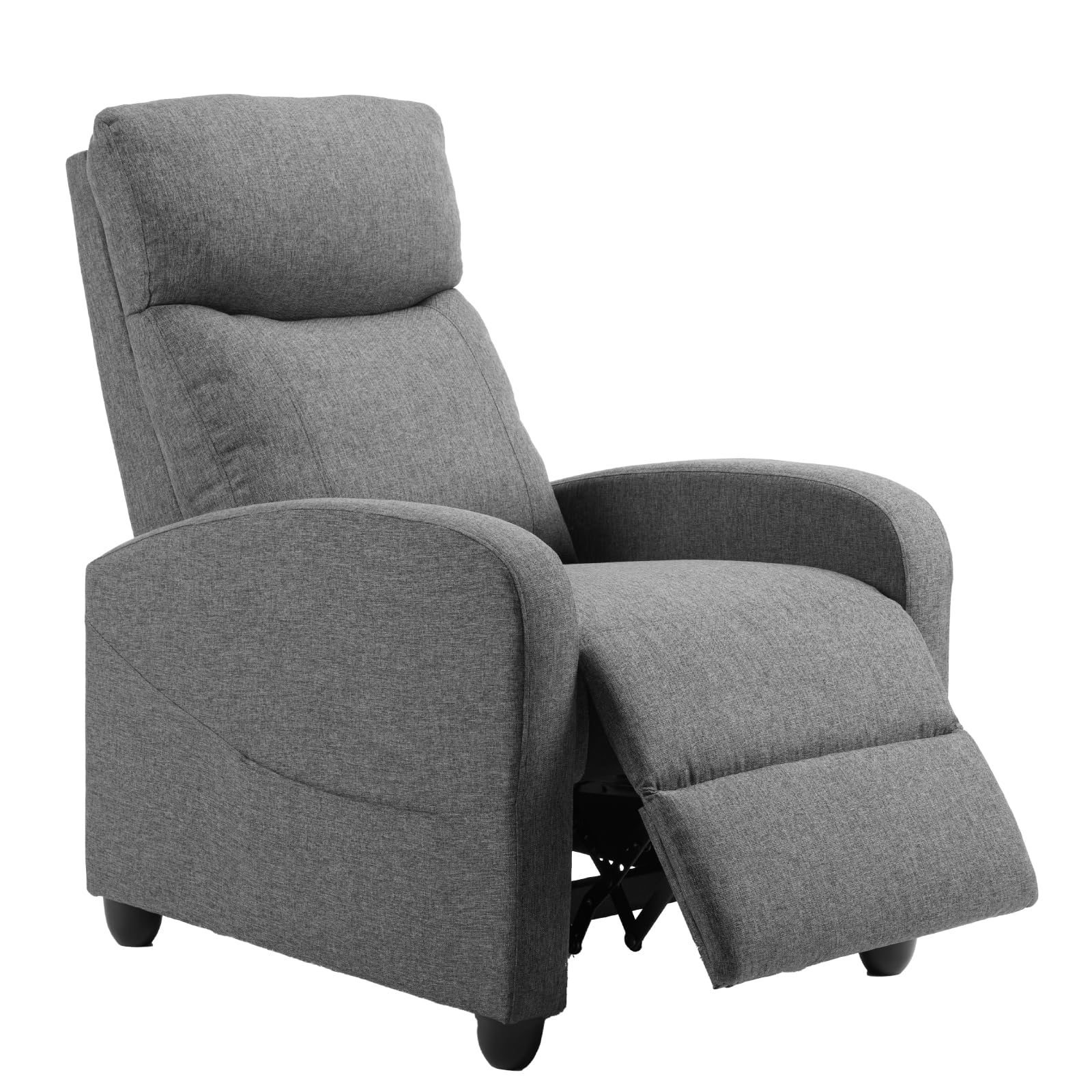 Photo 1 of ***factory sealed***Sweetcrispy Recliner Chair Fabric Recliner Sofa No Massage, Home Theater Seating with Lumbar Support, Adjustable Push Back Overstuffed High-Density Sponge Reclining for Living Room, Slate Gray