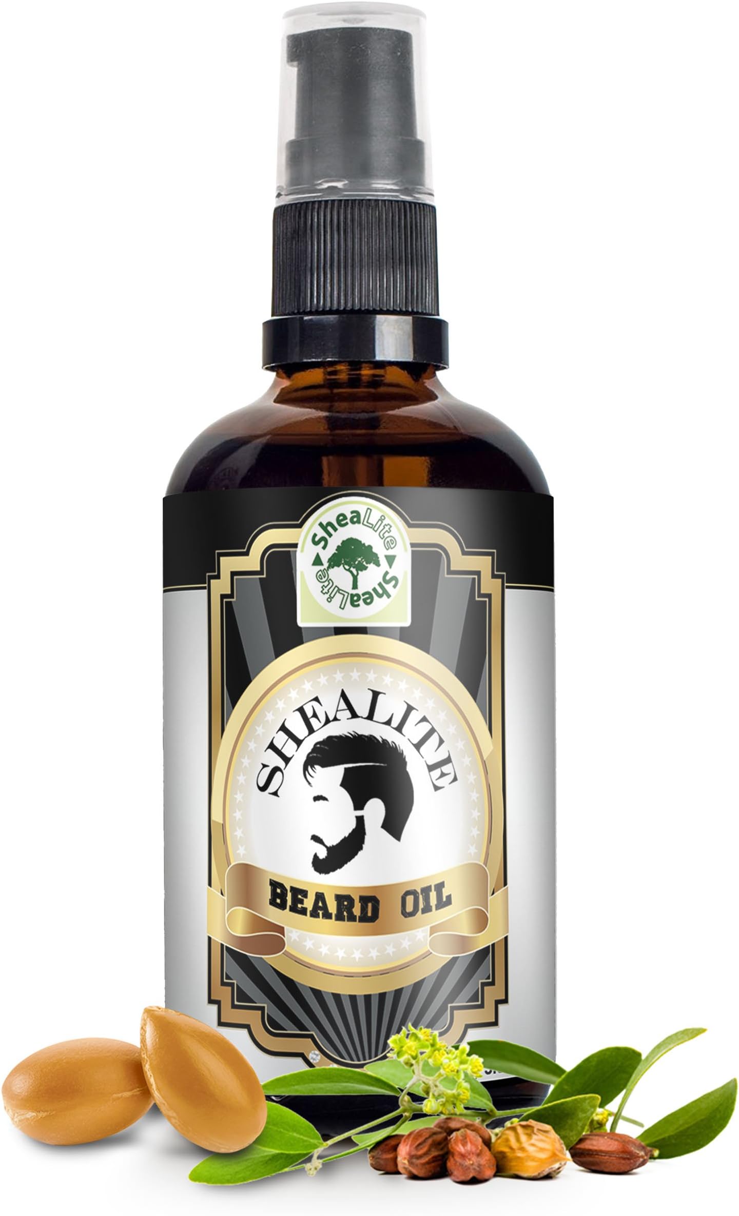 SheaLite 100 ml Premium Beard Oil/Deep Beard Conditioning and Beard Softener for Men