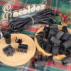 Encoidoz DIY Indoor Outdoor Light String Kit - 25FT