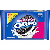 Oreo Double Stuf Chocolate Sandwich Cookies, Family Size, 18.71 oz | Always made with Real Cocoa, Certified Kosher