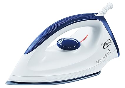 Orpat OEI 187 1200-Watt Dry Iron (White and Blue)